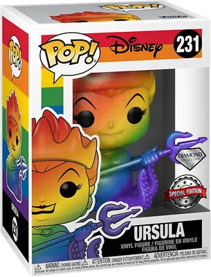 Buy Disney The Little Mermaid - Ursula 231 Special Edition Diamond - Funko Pop! - Vi • 34.42£