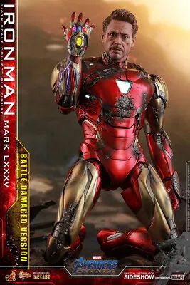 Buy Iron Man Mark LXXXV 85 Battle Damaged Version Hot Toys Sideshow Avengers Endgame • 471.73£