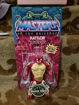 Buy MASTERS OF THE UNIVERSE ORIGINS RATTLOR He Man Mattel Snake Men • 10£