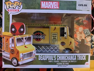 Buy Deadpools Chimichanga Truck Funko Pop Rides #10 Vaulted • 18£
