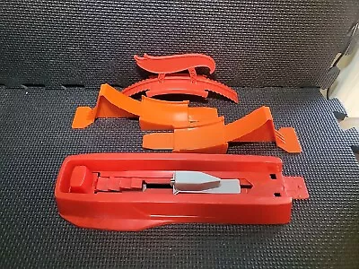 Buy 3 Piece Hot Wheels Orange Track Loop Base  Connector Piece Replacement Launcher  • 18.80£