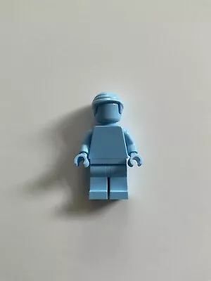 Buy Lego  Bright Light Blue Monochrome Minifigure  New From Everyone One Is Awesome • 5£