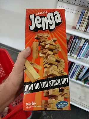 Buy Hasbro Jenga Classic Game With Genuine Hardwood Blocks,Stacking Tower Game For 1 • 22£