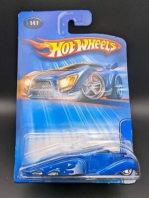 Buy Hot Wheels #141 Ooz Coupe Hotrod Fantasy Car Blue Vintage 2005 Release L38 • 5.95£