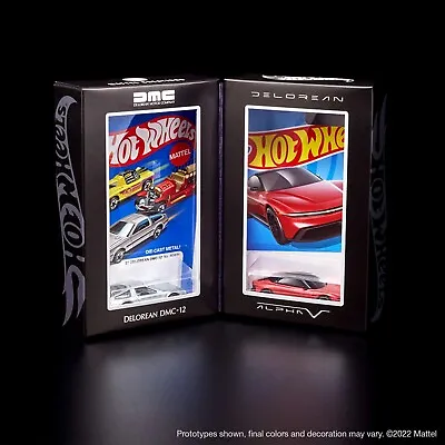 Buy Ultra Rare Hot Wheels - Delorean Dmc-12 & Alpha5 - 40th Anniversary Set • 69.99£