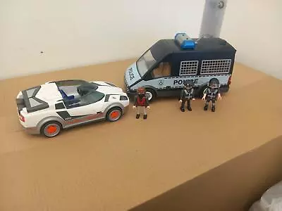 Buy Playmobil Police Van & Gangster Spy Car Used / Clearance • 19.95£