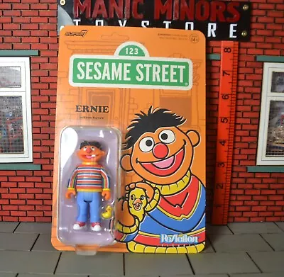 Buy Super7 Reaction Figure - Sesame Street - Ernie • 22.99£
