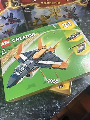 Buy Lego Creator 31126 Supersonic Jet Age 7+ 215pcs Free Delivery NEW • 15.49£