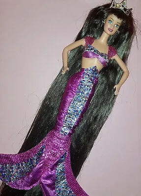 Buy 1995 Teresa Jewel Mermaid Hair Mermaid Maxi Hair Long Hair Mattel #14588 • 112.03£