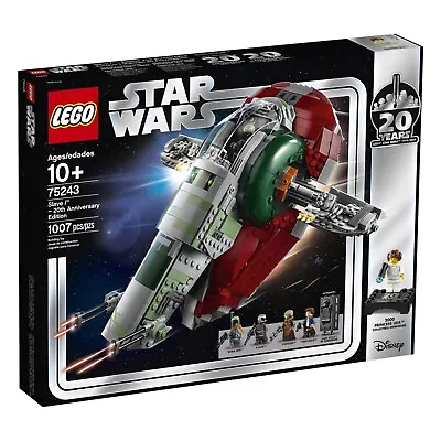 Buy LEGO Star Wars - Slave I 20th Anniversary Edition 20 Years (75243) NEW & ORIGINAL PACKAGING • 196.99£