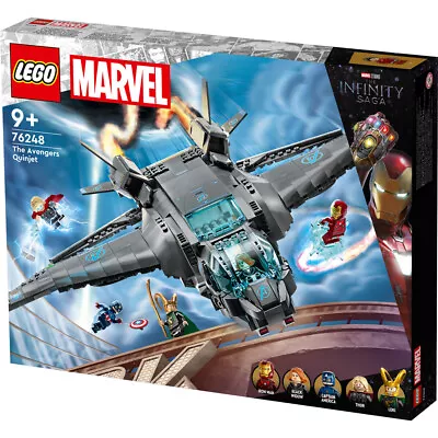 Buy LEGO Marvel The Avengers Quinjet 795 Piece Construction Set 76248 Age9+ NEW 2023 • 82.41£