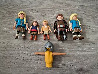 Buy Playmobil Viking Figures Hiccup & Astrid & Kids - How To Train Your Dragon • 10£