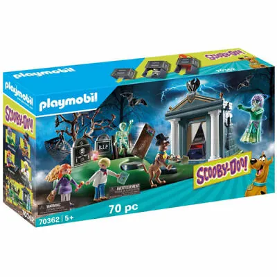 Buy PLAYMOBIL SCOOBY-DOO! Adventure In The Cemetery Playset - 70 Pieces (70362) • 14£