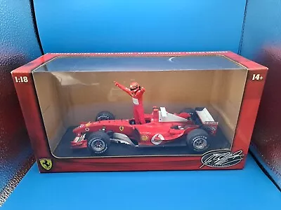 Buy Hot Wheels F1 Michael Schumacher Ferrari 1/18 2004 World Champion Car • 10£