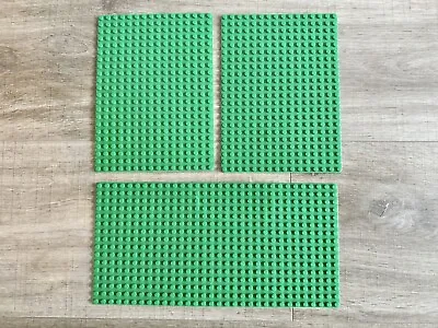 Buy Lego Castle Lot Parts For Set 6080 Vintage Green Base Boards X3 Spare Parts • 19.99£