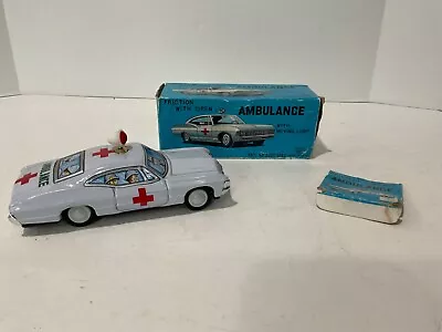 Buy Ichiko Japan Tin Ambulance Toy Car Antique Vintage Bandai • 48.04£