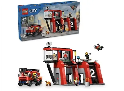 Buy LEGO City Fire Station & Truck / Set 60414 / Fast Free Postage 🚚 / RRP: £74.99 • 59.99£