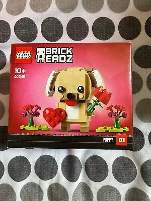 Buy LEGO BRICKHEADZ: Valentine's Puppy (40349) • 9.99£