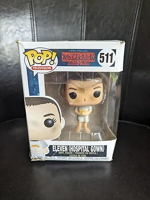 Buy Funko Pop Stranger Things Eleven Hospital Gown 511 Figurine Boxed • 5.99£