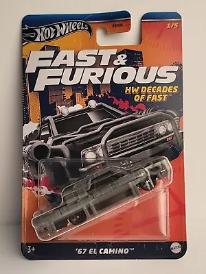 Buy New 2024 Hot Wheels Fast And Furious HW Decades Of Fast '67 El Camino Chevrolet • 5£