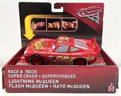 Buy Disney Pixar Cars 3 Race & Reck Lightning McQueen In Original Box - Mattel 2016 • 39.99£