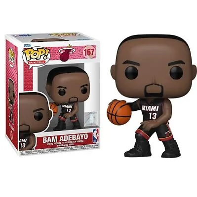 Buy Funko Pop! Basketball: NBA Miami Heat - Bam Adebayo Pop Figure Vinyl #167 • 21.95£