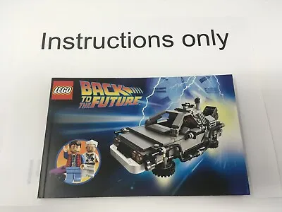 Buy ONLY Instructions LEGO 21103 DeLorean Time Machine Back To The Future CUUSOO  • 14.20£
