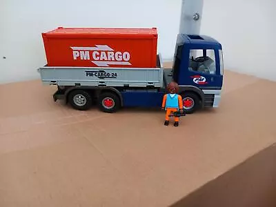 Buy Playmobil 5255 PM Container / Cargo Wagon Construction Used • 21.95£