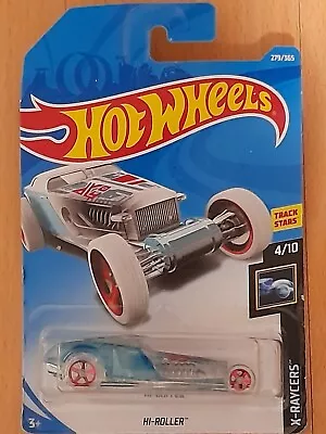 Buy New Hot Wheels Hi-Roller In Blue X-Raycers 4/10 Long Card 279/365 FJY71 • 11£