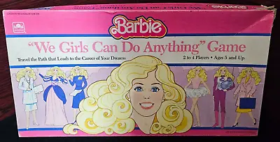Buy Vintage BARBIE Board Game  We Girls Can Do Anything  1986 Parts ONLY • 4.73£