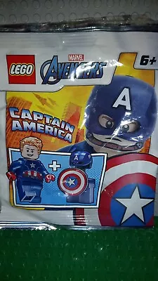 Buy Lego Marvel Avengers Captain America Foil Bag Minifigure • 3.99£
