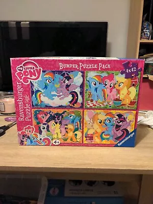Buy Ravensburger My Little Pony Bumper Pack 4 X 42 Piece Jigsaw Puzzle Used Complete • 8.99£