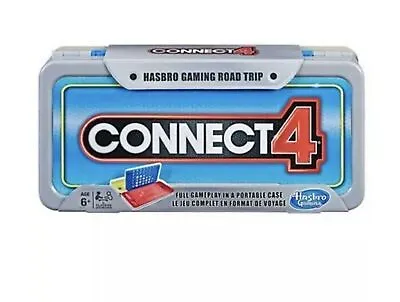 Buy Hasbro Gaming Road Trip Connect 4 Portable Board Game Plastic Carrying Case NEW • 14.19£