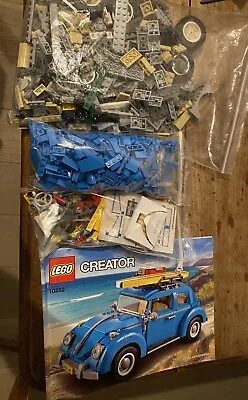 Buy LEGO Creator Expert: Volkswagen Beetle (10252) With Box And Instructions • 40£