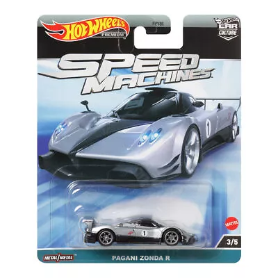 Buy Hot Wheels Car Culture 2023 Speed Machines 3/5 Diecast Pagani Zonda R Brand New  • 11.49£