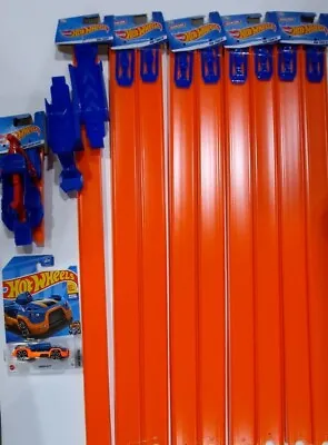 Buy Hot Wheels Launcher 1 Loop 8 Pieces Of 24  Straight Track 1 Best For Track Drone • 24.57£
