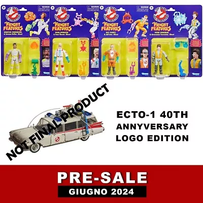 Buy Ghostbusters 40th Anniversary Set - Ray, Peter, Egon, Winston & Ecto-1 - Hasbro • 185£