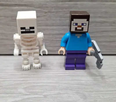 Buy LEGO Minecraft Steve And Skeleton Minifigures • 9.99£
