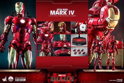 Buy Marvel Iron Man Mark IV Quarter Scale Action Figure Hot Toys Sideshow 1/4 QS020 • 898.21£