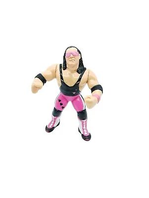 Buy WWF Bret Hart Action Figure 1991 Titan Sports Inc Hasbro Collectible Kids Toy • 29£