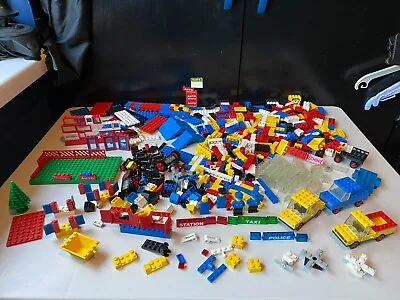 Buy Vintage Legoland Lego Town Bundle  Bits Parts Late 70s Early Vehicles Figures • 6.99£
