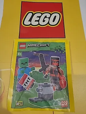 Buy LEGO Minecraft Ninja, Zombie And TNT Launcher Minifigure Polybag • 2.99£