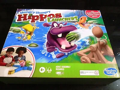 Buy Hungry Hungry Hippos Launchers Board Game, New And Sealed • 16.99£