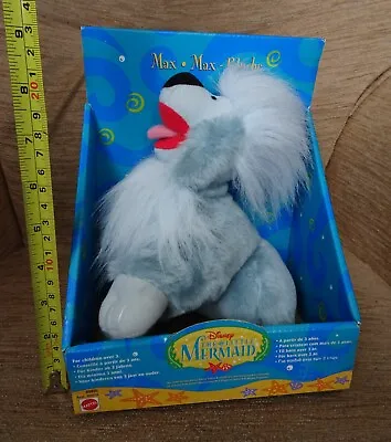 Buy Disney Mattel The Little Mermaid Max Dog Plush Boxed Unused 1997 69935 • 6£
