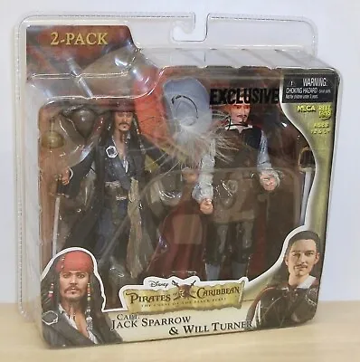 Buy NECA: Pirates Of The Caribbean - Capt. Jack Sparrow & Will Turner Action Figures • 99.99£