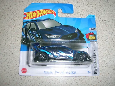 Buy Hot Wheels Drag Strip Ford Mustang Mach-e 1400 In Black Short Card • 6.49£