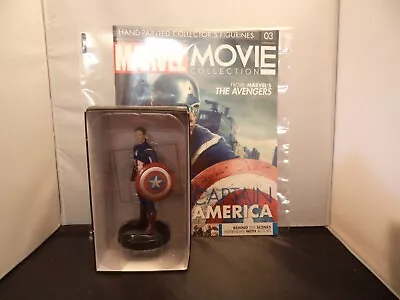 Buy Marvel Movie Figurine Collection Issue 3 Captain America • 5.99£