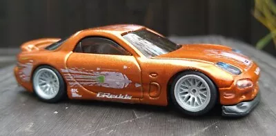 Buy MAZDA RX-7 Dom`s Fast & Furious By Hot Wheels Modified With Real Riders   1:64 • 8£