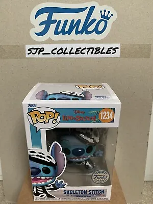 Buy Funko POP! Disney Lilo & Stitch 1234 Skeleton Stitch Special Edition • 15£