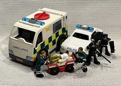 Buy Fisher Price Imaginext Vehicles: Police Car, Ambulance, Figures Bundle. Working • 15£